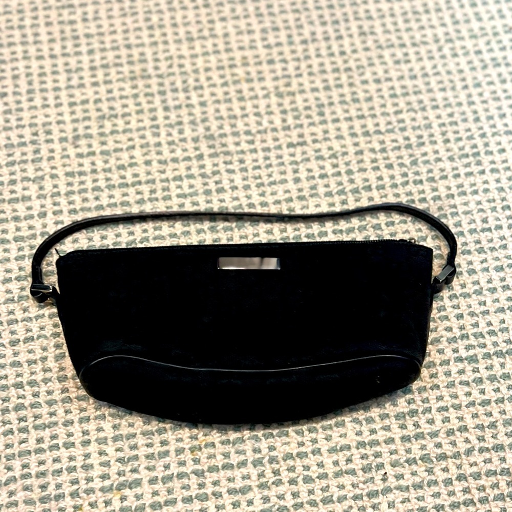 Vintage Black Gucci Baguette